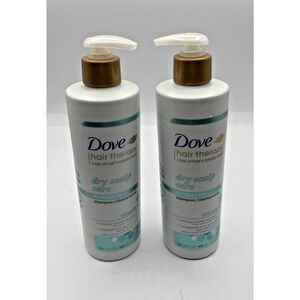 Dove Hair Therapy Dry Scalp Care Shampoo With Vitamin 2 Pack 13.5 Fl Oz